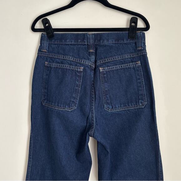 Christy Dawn The Lula Jeans High-Rise Bootcut Front Pockets Kick Flare Denim - Picture 6 of 7